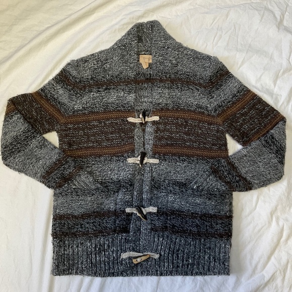 Chunky Wool/Alpaca Blend Toggle Front Cardigan by Wilfred Free size M - Picture 1 of 8